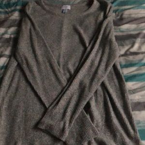 Gray Long Sleeve Shirt
